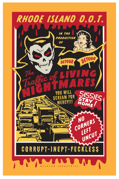 Traffic of living nightmares - Poster