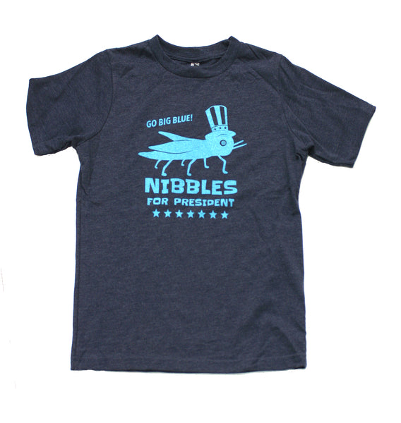 Nibbles for President T Shirt - Youth