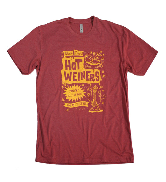 Hot Weiners T Shirt - Cardinal
