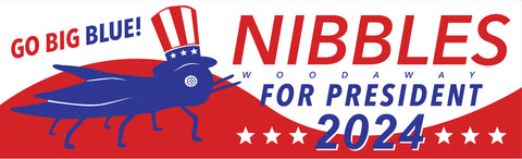 Nibbles for President Sticker